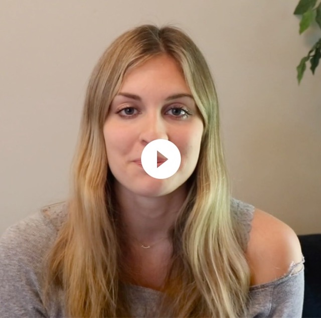Thumbnail of a video of Hannah Aylward, wife and caregiver to SMA patient Shane Burcaw, talking about caregiving in relationships.